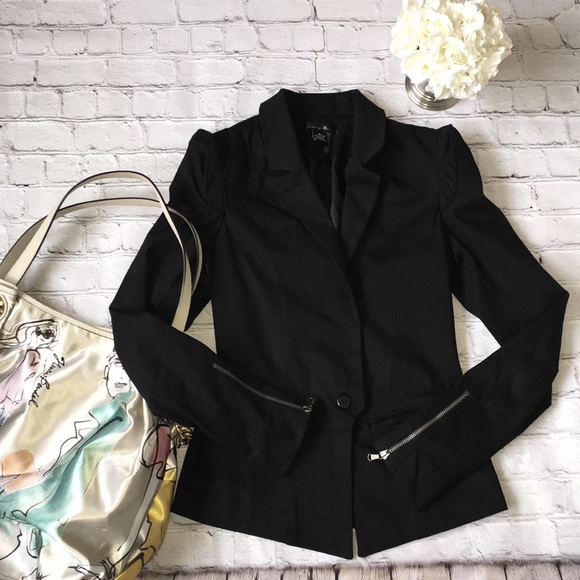 Caribbean Queen Jackets & Blazers - Caribbean Queen black trendy blazer